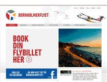 Tablet Screenshot of bornholmerflyet.dk